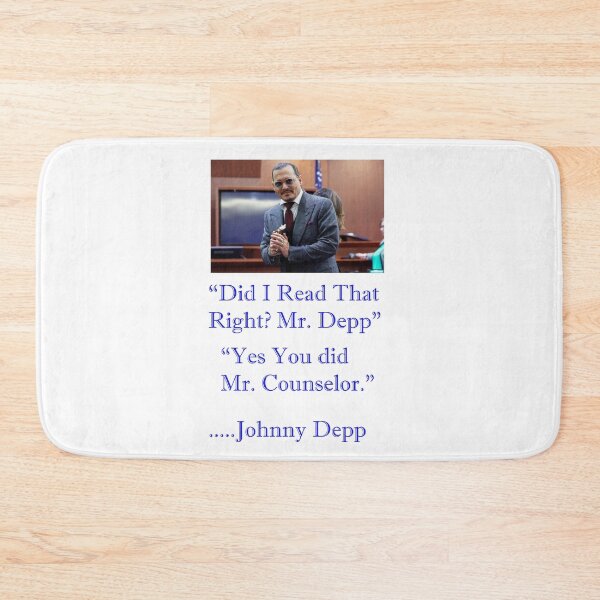 Item preview, Did I Read that Right? Mr. Depp? designed and sold by BritishYank.