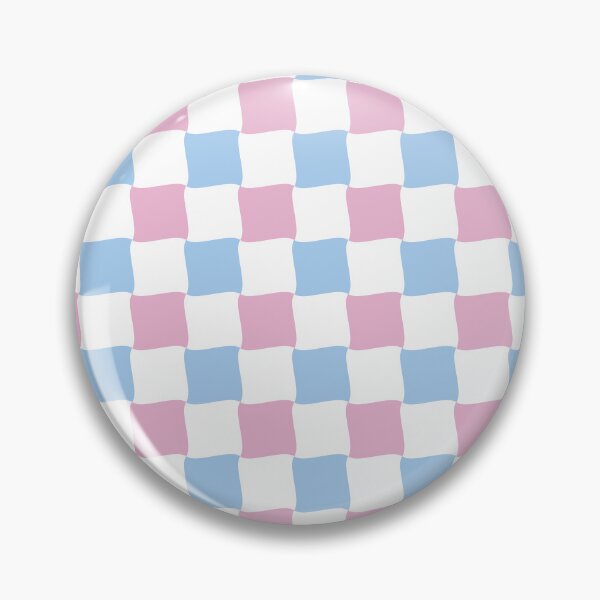 Item preview, Blue and Pink Wave Diagonal Checked Square Geometric Pattern designed and sold by Moyanana.