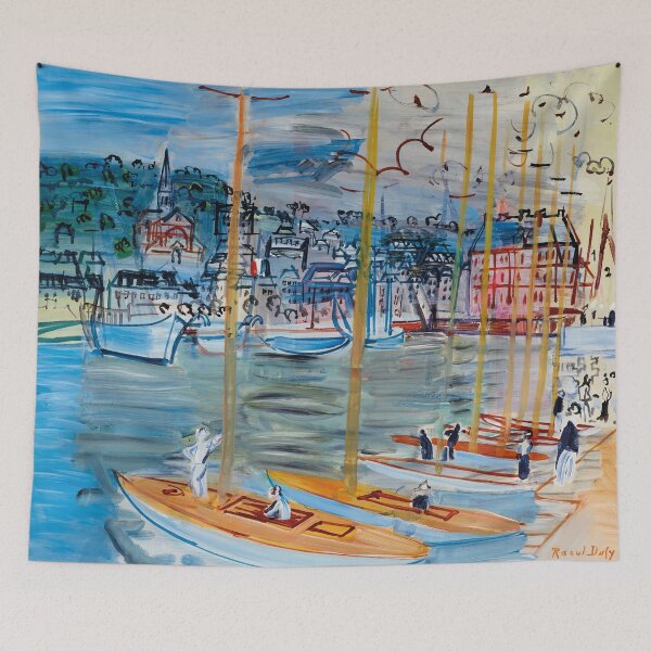 Item preview, Le bassin de deauvill by Raoul Dufy - Vintage Art designed and sold by RickE.