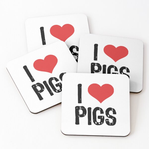 Item preview, I Love Pigs designed and sold by The "I Love Everything" Shop.
