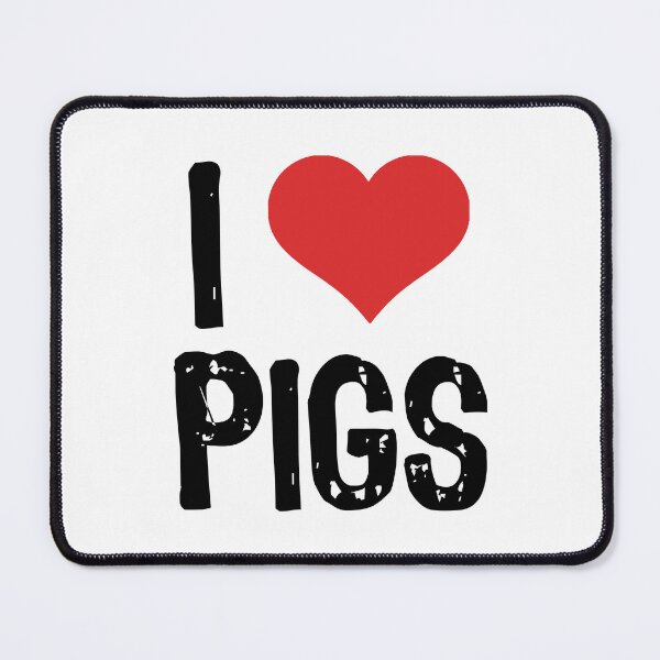 Item preview, I Love Pigs designed and sold by The "I Love Everything" Shop.