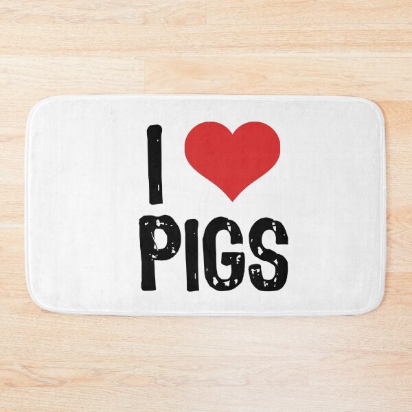 Item preview, I Love Pigs designed and sold by The "I Love Everything" Shop.