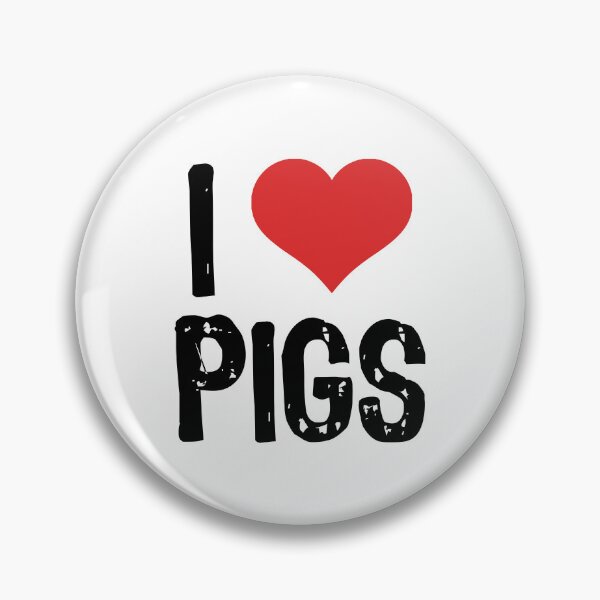 Item preview, I Love Pigs designed and sold by The "I Love Everything" Shop.