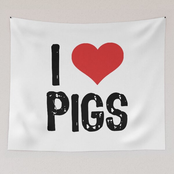 Item preview, I Love Pigs designed and sold by The "I Love Everything" Shop.