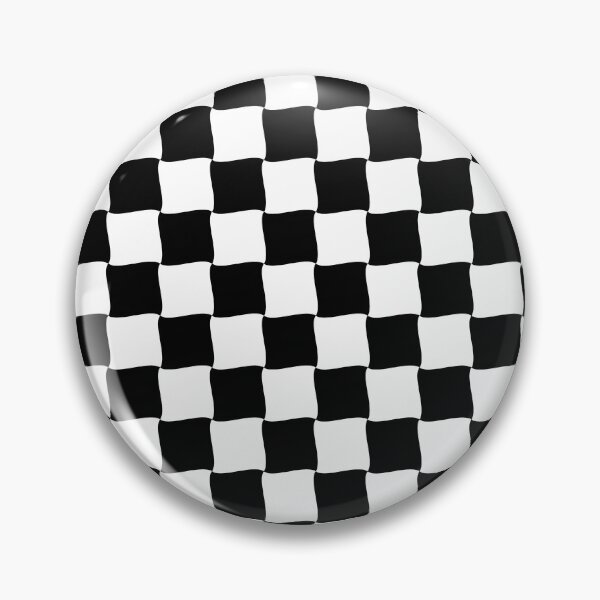 Item preview, Black and White Wave Diagonal Checked Square Geometric Pattern designed and sold by Moyanana.