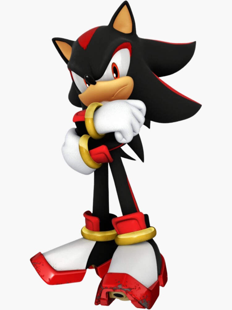 SHADOW THE HEDGEHOG  Sticker for Sale by PeachtreePique