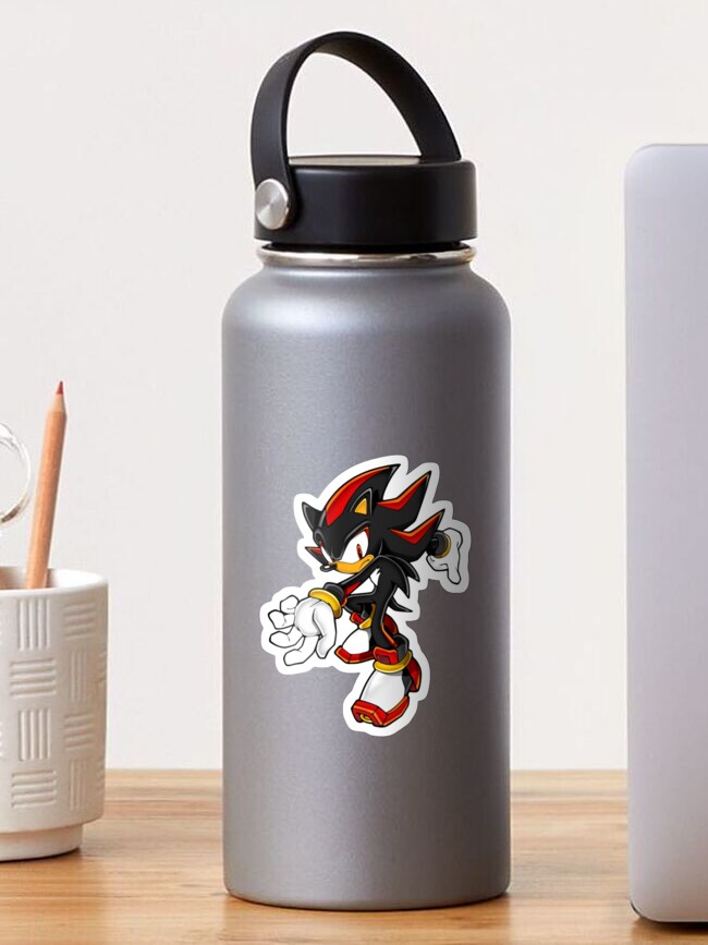 Sonic Tails Knuckles Glow in the Dark Gamer Kids Water Bottle
