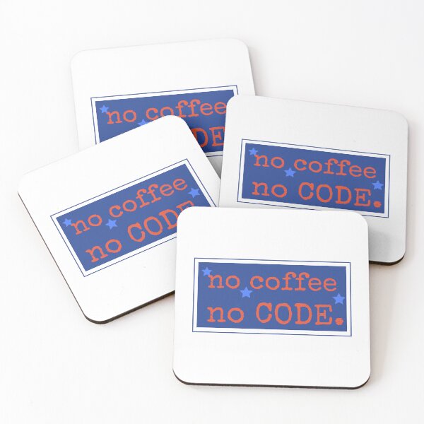 Item preview,  No Coffee No CODE designed and sold by BronikowskiART.