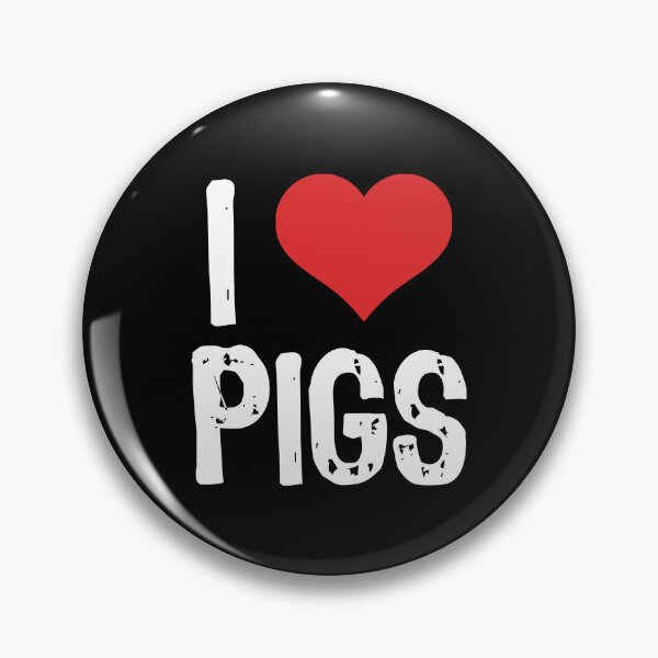 Item preview, I Love Pigs designed and sold by The "I Love Everything" Shop.