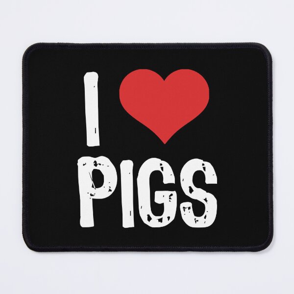 Item preview, I Love Pigs designed and sold by The "I Love Everything" Shop.