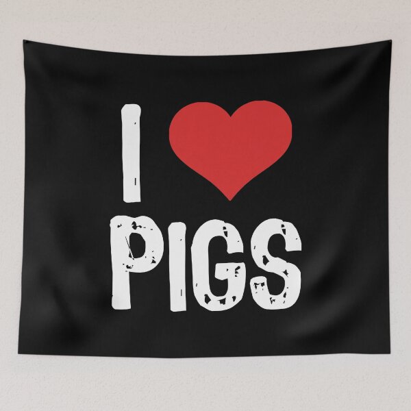 Item preview, I Love Pigs designed and sold by The "I Love Everything" Shop.