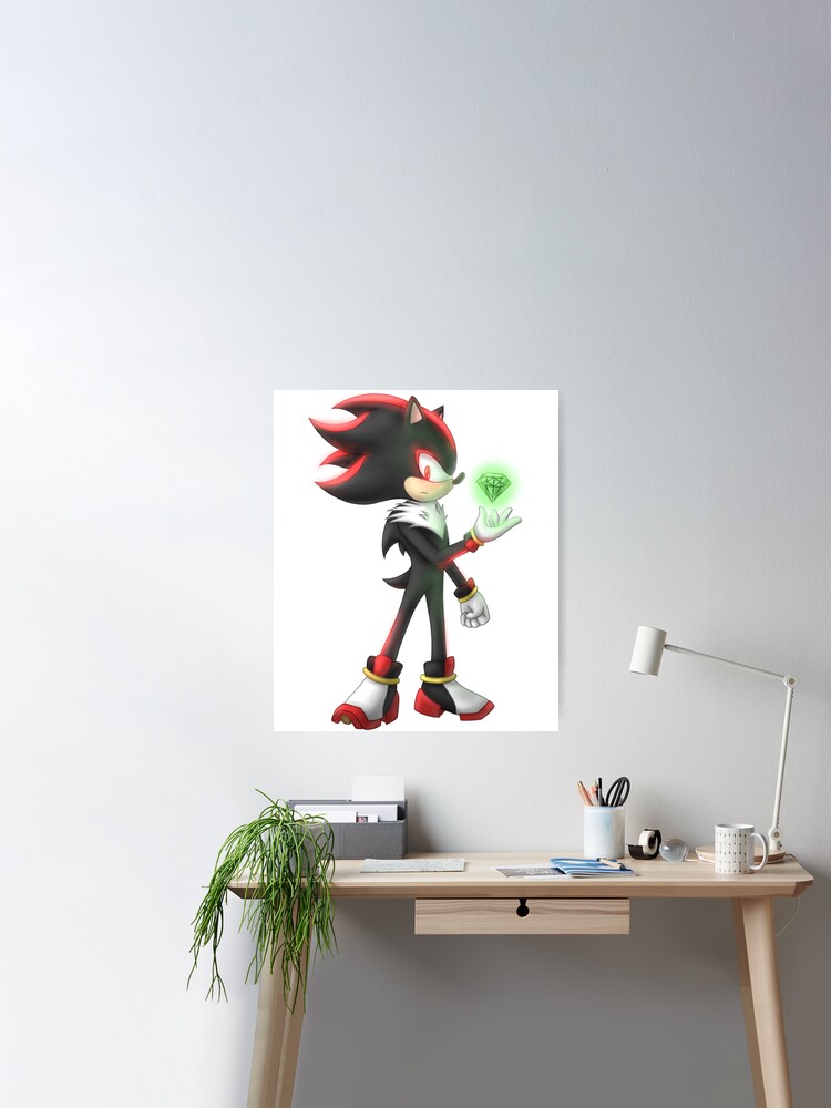 Shadow the Hedgehog (Glow Version) Poster for Sale by