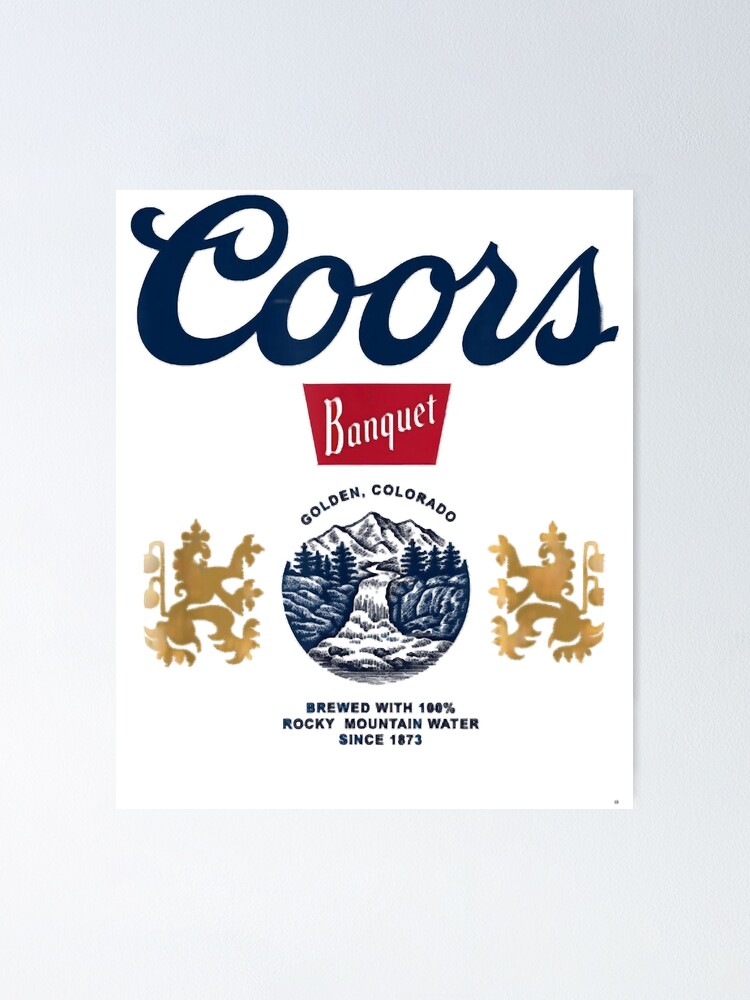"Coors Banquet Rodeo, Coors Rodeo Colorway" Poster by rosolwegironefn