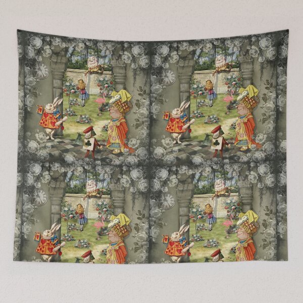 Item preview, Alice in Wonderland characters — Rose garden Alice and the Duchess designed and sold by MagicStrawberry.