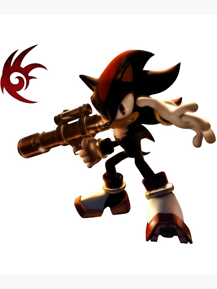 Sonic Shadow 3 Action Figure with Gun : : Toys