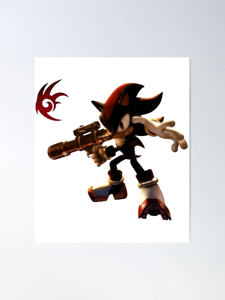 Shadow the Hedgehog (Glow Version) Poster for Sale by