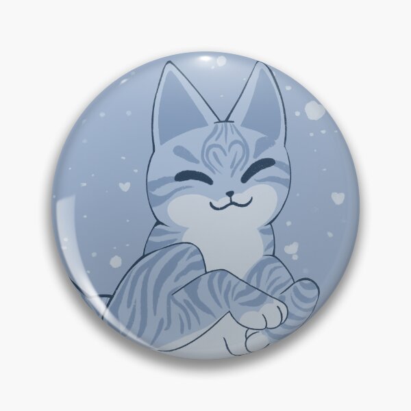 Item preview, Happy blue tabby cat designed and sold by Kristoffersson.