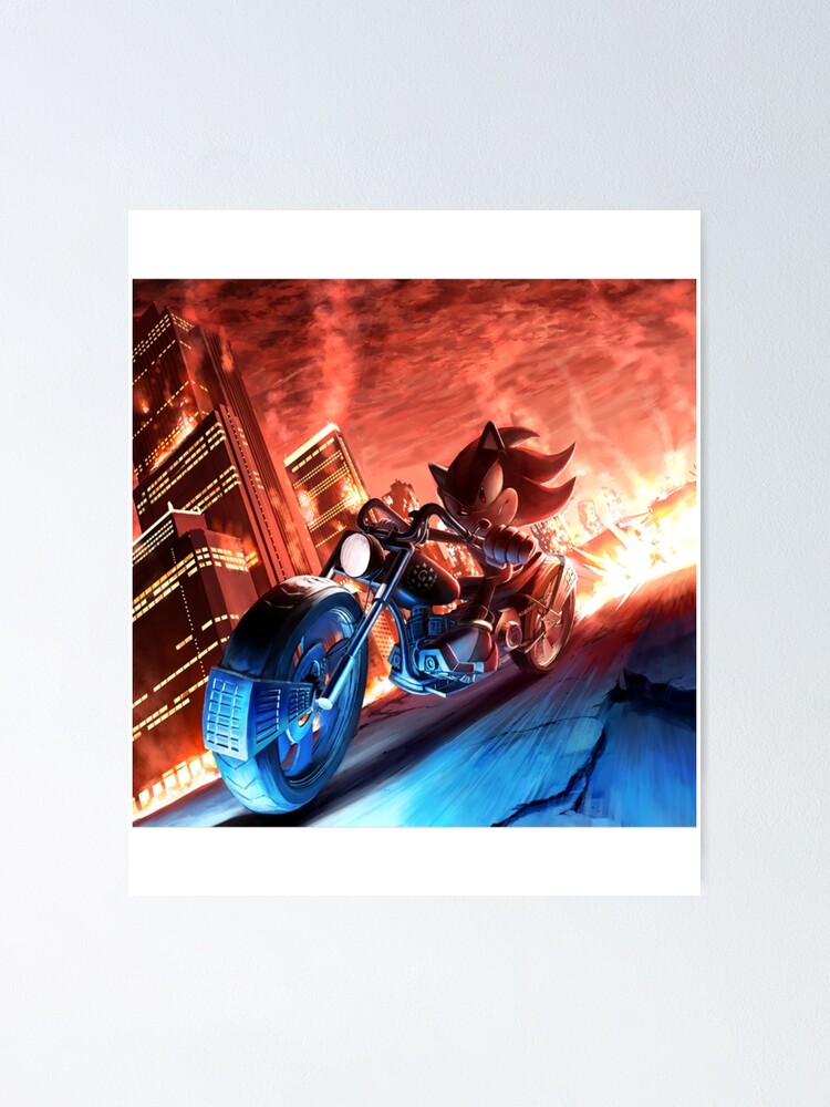 Shadow the Hedgehog (Japanese Edition) Poster for Sale by PLUS-ULTRAS