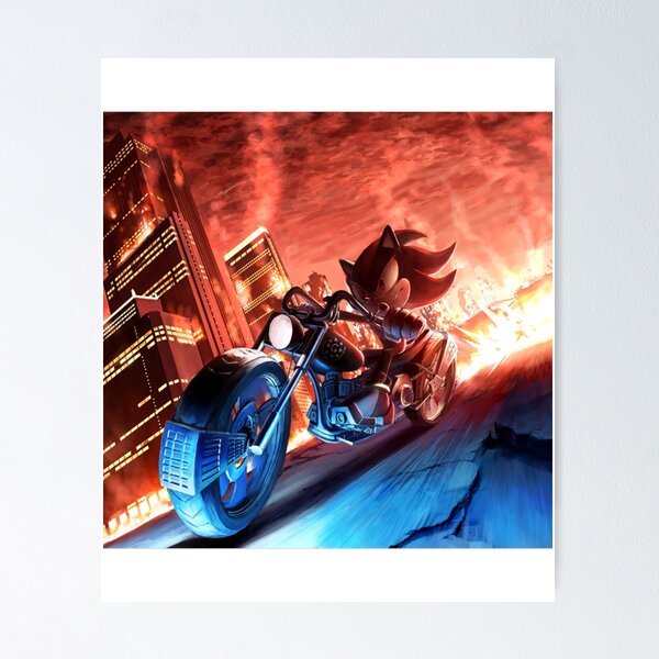 Shadow the Hedgehog (Glow Version) Poster for Sale by