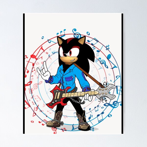 Shadow the Hedgehog (Japanese Edition) Poster for Sale by PLUS-ULTRAS