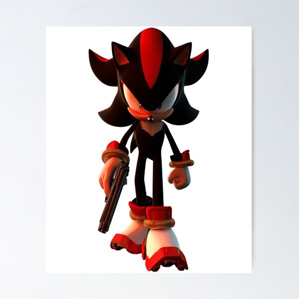 Shadow the Hedgehog (Glow Version) Poster for Sale by