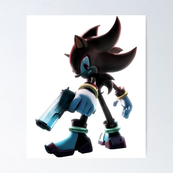 Shadow the Hedgehog (Glow Version) Poster for Sale by