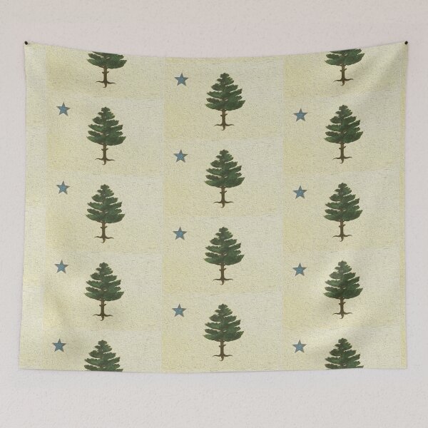 Item preview, 1901 Maine State Flag designed and sold by DeepTreeArts.