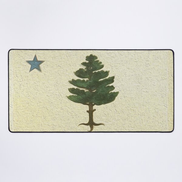 Item preview, 1901 Maine State Flag  designed and sold by DeepTreeArts.