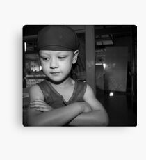 little miss tough Canvas Print