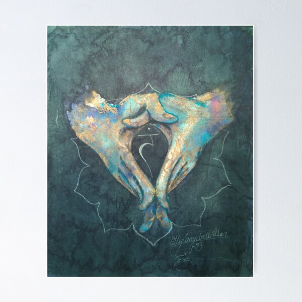 Item preview, Manipura - solar plexus 'blue hand' chakra mudra designed and sold by Nachaya.