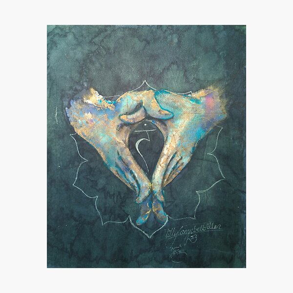Item preview, Manipura - solar plexus 'blue hand' chakra mudra designed and sold by Nachaya.