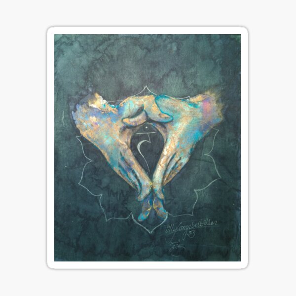 Item preview, Manipura - solar plexus 'blue hand' chakra mudra designed and sold by Nachaya.