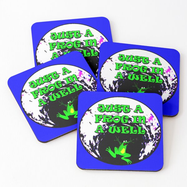 Item preview, Just a Frog in a Well - Neon designed and sold by JoanNinjaHen.