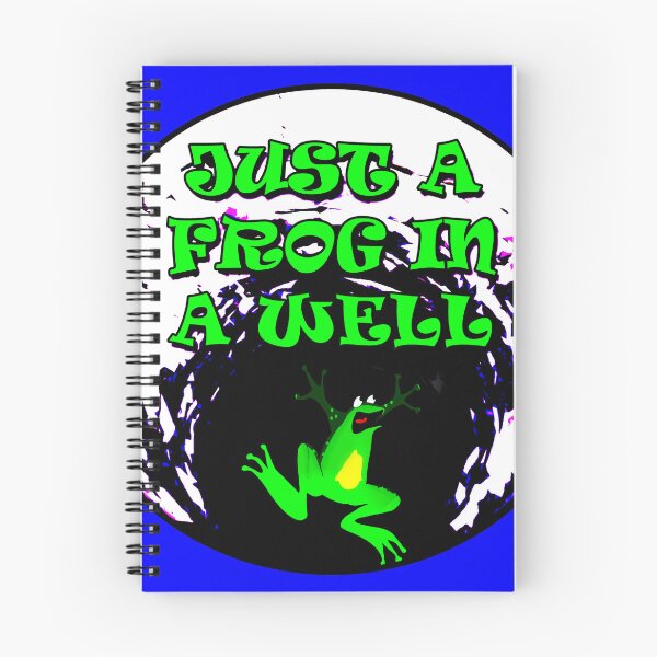 Item preview, Just a Frog in a Well - Neon designed and sold by JoanNinjaHen.