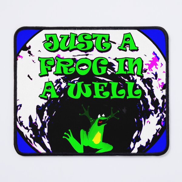 Item preview, Just a Frog in a Well - Neon designed and sold by JoanNinjaHen.