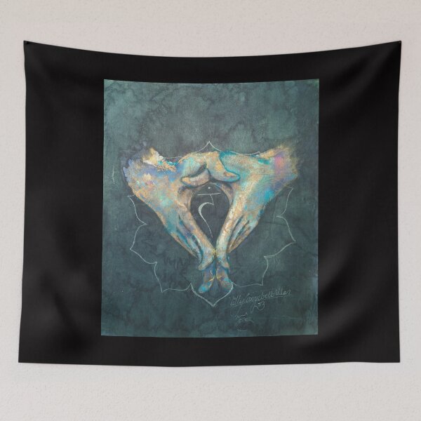 Item preview, Manipura - solar plexus 'blue hand' chakra mudra designed and sold by Nachaya.