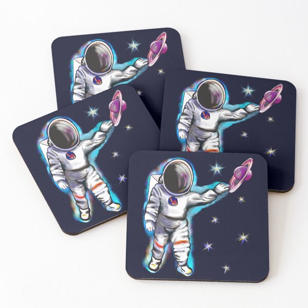 Item preview, Astronaut in space reaching for the stars - cute Cavoodle, Cavapoo, Cavalier King Charles Spaniel designed and sold by Artonmytee.