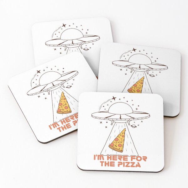 Item preview, I'm Here For The Pizza - Alien UFO  designed and sold by ttttee.