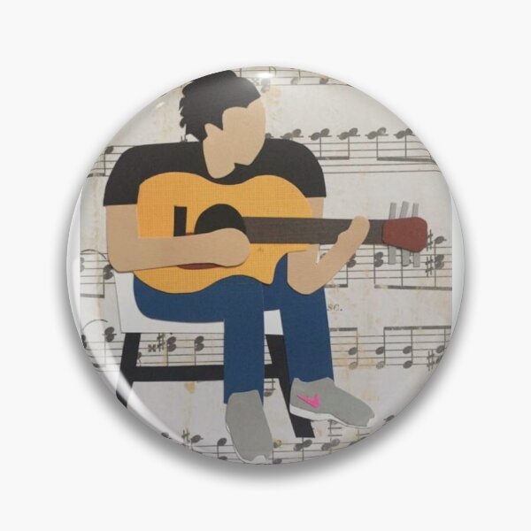 Item preview, Guitar playing guy serenading you while wearing sneakers designed and sold by AbbyCutsPaper.