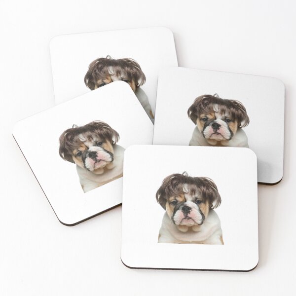 Item preview, dog with wig designed and sold by dngr shop.