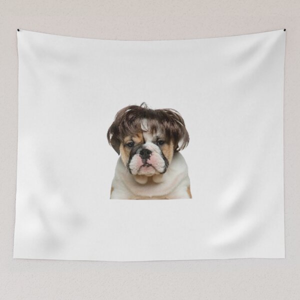 Item preview, dog with wig designed and sold by dngr shop.