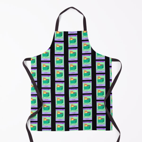 Item preview, Year 2022 Dumpster Fire -- Computer Frame Pixelated Trash designed and sold by glitchman2.
