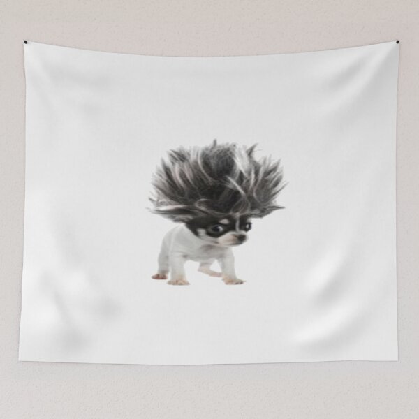Item preview, dog with wig designed and sold by dngr shop.