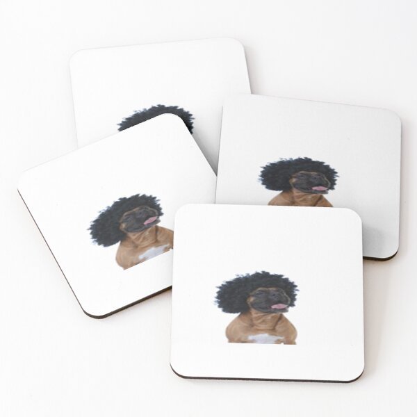 Item preview, dog with wig designed and sold by dngr shop.