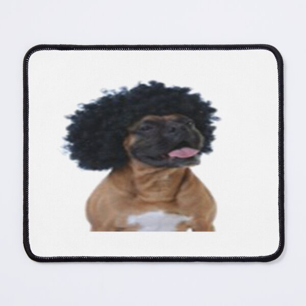 Item preview, dog with wig designed and sold by dngr shop.