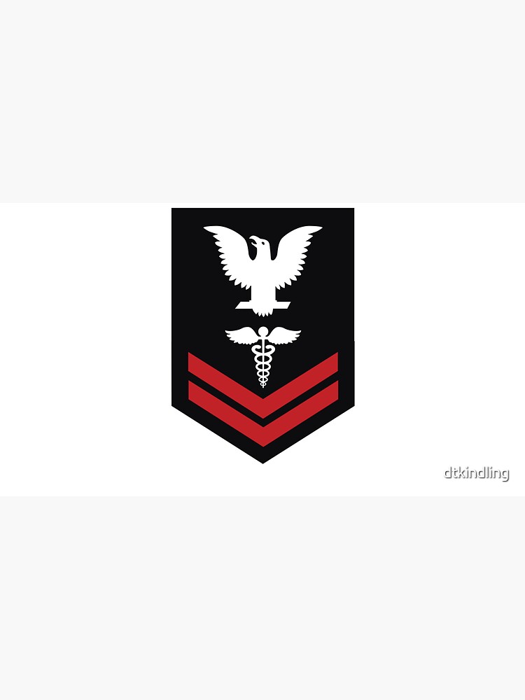 Thumbnail 7 of 7, Cap, HM2 Hospital Corpsman Second Class designed and sold by dtkindling.