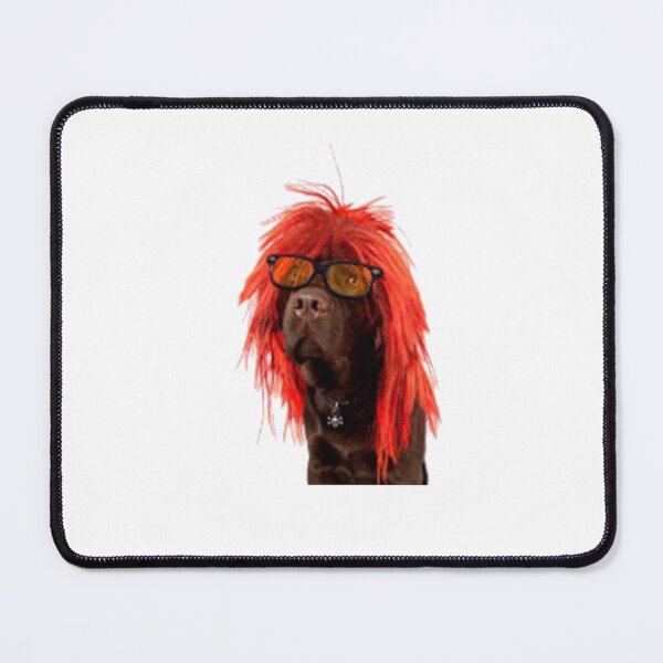 Item preview, dog with wig designed and sold by dngr shop.