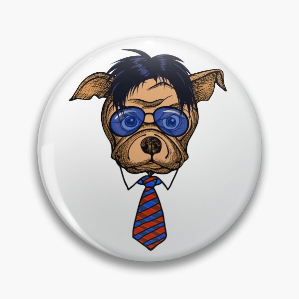 Item preview, dog with wig designed and sold by dngr shop.