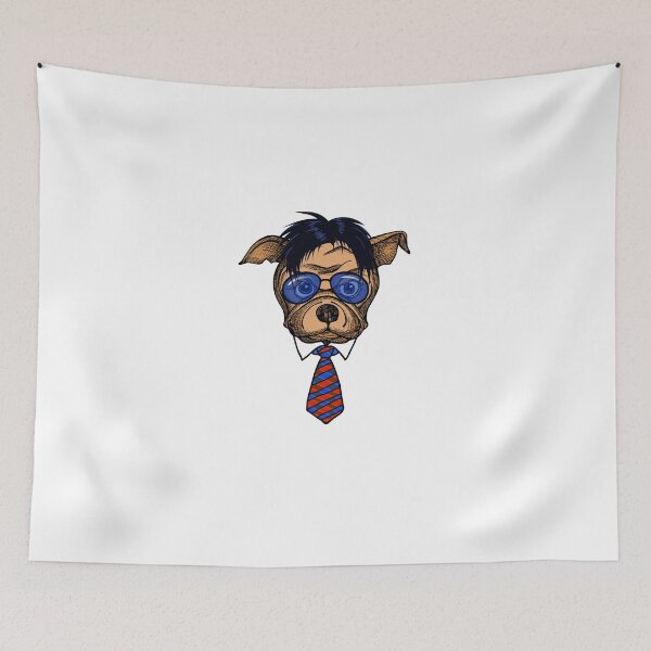 Item preview, dog with wig designed and sold by dngr shop.