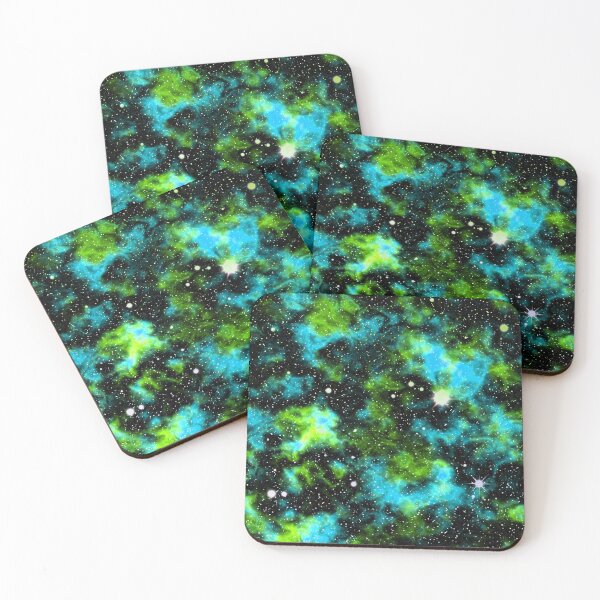 Item preview, Green and Blue Galaxy designed and sold by Julie Erin Designs.